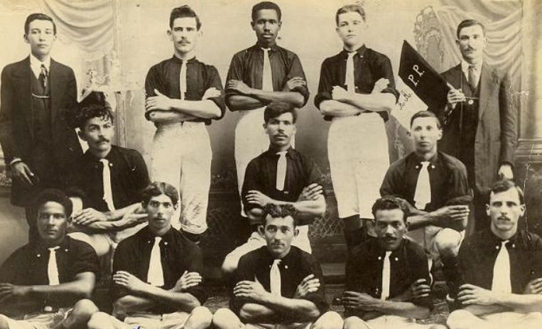 Equipe da Ponte Preta, provavelmente 1908
