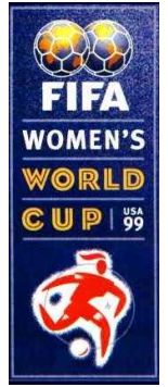 Logo da Copa do Mundo Feminina da FIFA Estados Unidos 1999