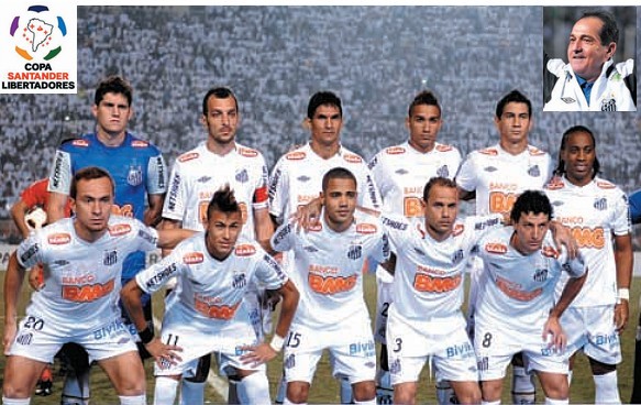 Santos campe�o da Libertadores 2011