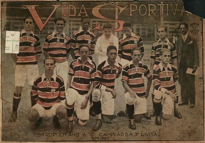 Metropolitano Athletico Clube campeo carioca da 3ª diviso - 1920