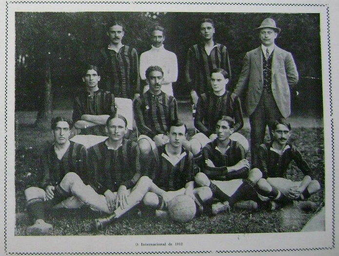 Equipe do Internacional em 1912