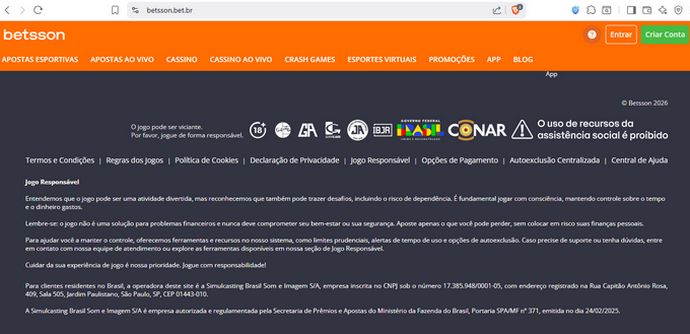 Betsson Brasil