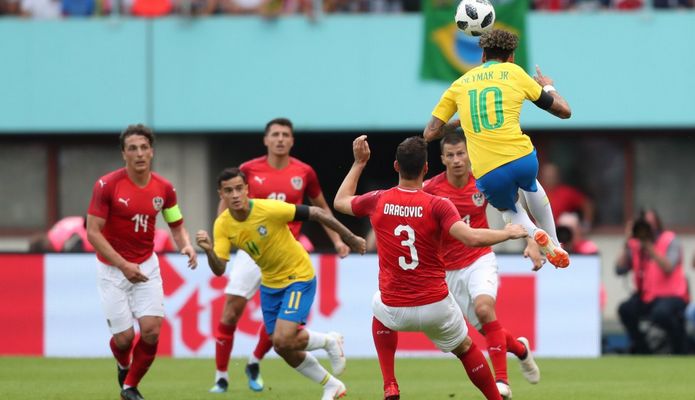 Brasil faz 3 a 0 na Áustria em amistoso