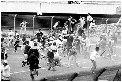 Uma das cenas mais tristes do Pacaembu