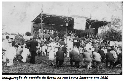 Foto do primeiro jogo noturno em SC