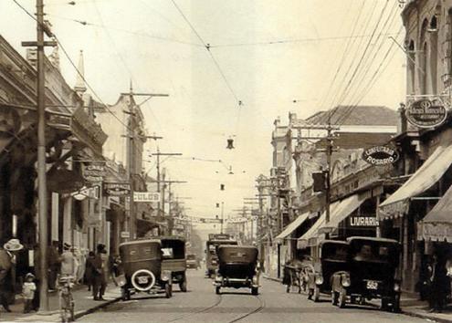 Rua onde foi fundado o Santos FC