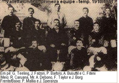 equipe do Valleta United de 1910