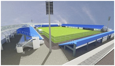 Maquete do Novo Estádio da Colina 2013