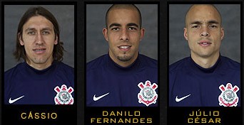 Os goleiros do Timo na Libertadores de 2012