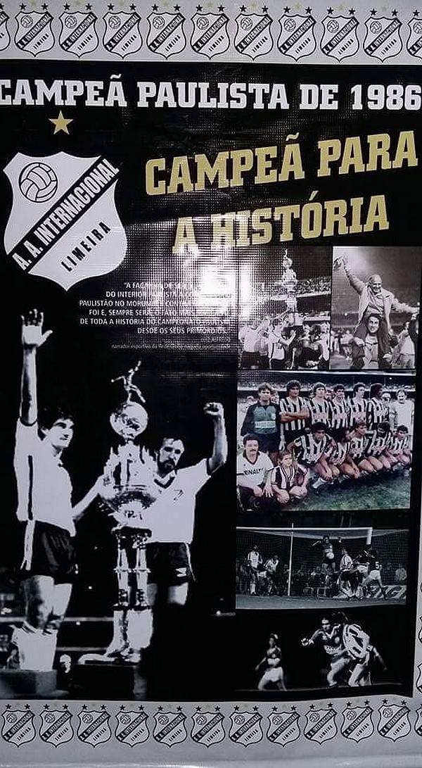 Inter Limeira Campeã Paulista de 1986