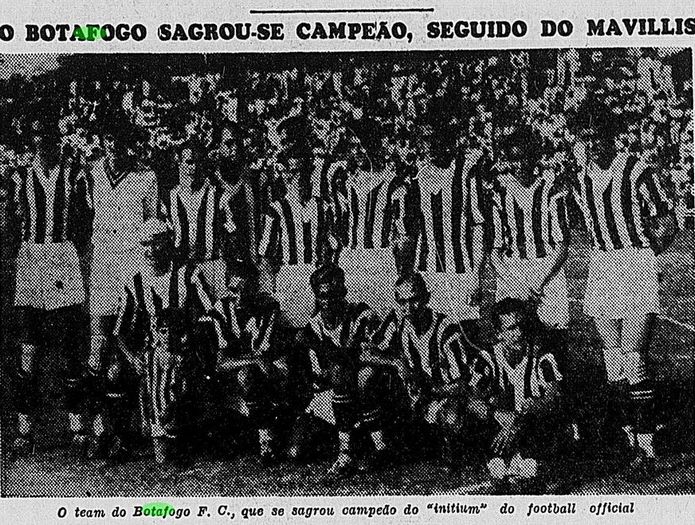 Botafogo Campeo Torneio Inicio - RJ 1934 pela AMEA