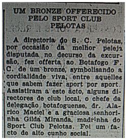 Botafogo 3 x 2 Pelotas em 1931