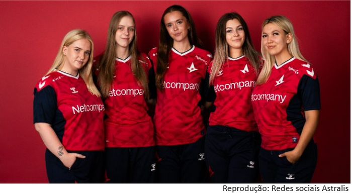 Astralis anuncia renova��o em sua equipe feminina de CS:GO