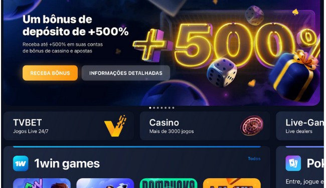 1WIN B�nus e Promo��es