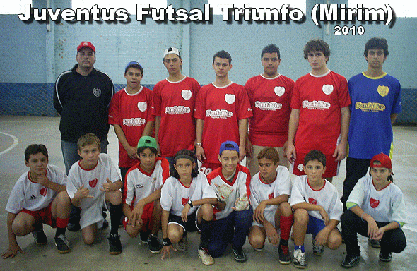 Equipe Mirim do Juventus Futsal Triunfo