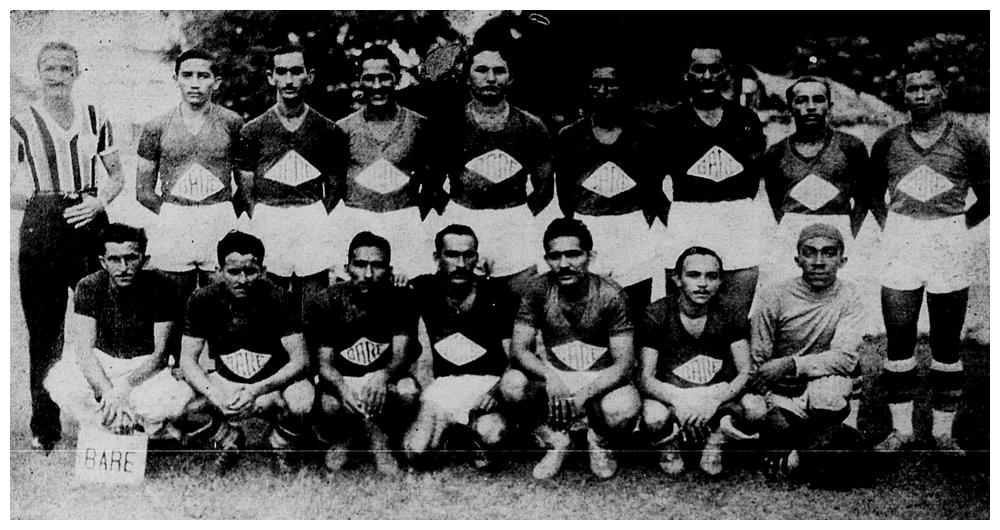 Equipe do Baré campeão do Torneio Inicio e do Roraimensede 1950