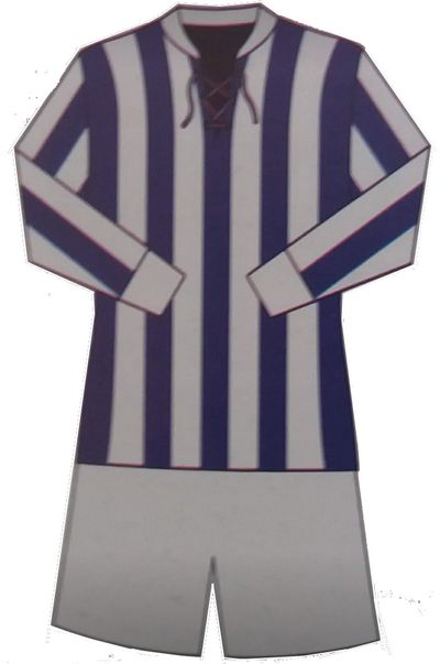 Uniforme do Cattete FC utilizado entre 1907 a 1919