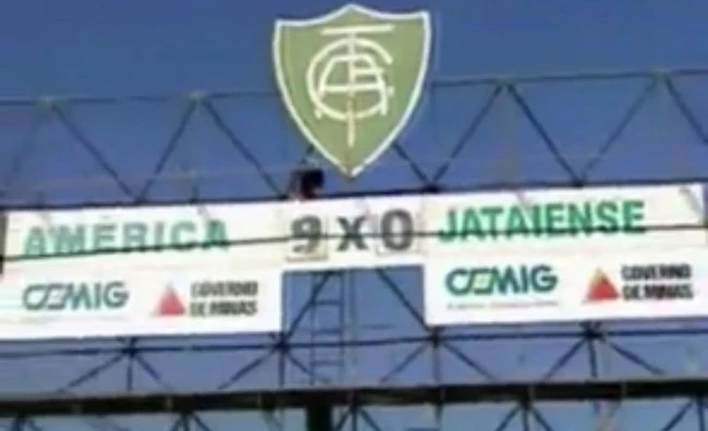 America 9 x 0 Jataiense, no Independencia