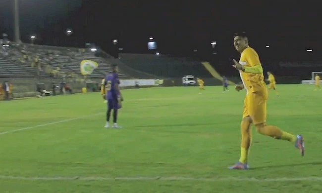 Lance da partida Brasiliense 10 x 0 Interporto