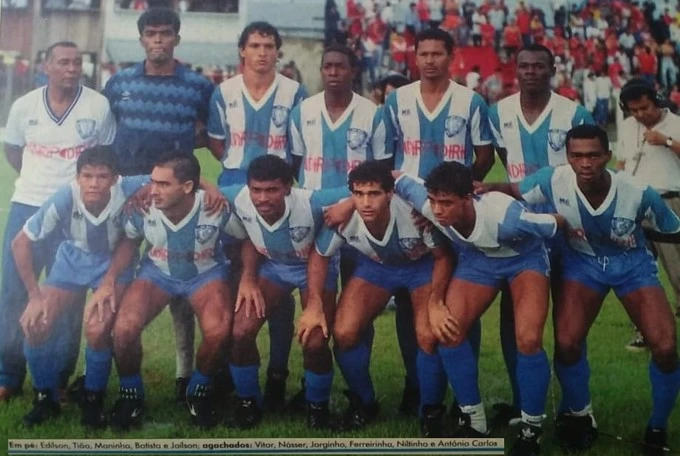 Equipe campeã do Dom Bosco no Mato-grossense 1991